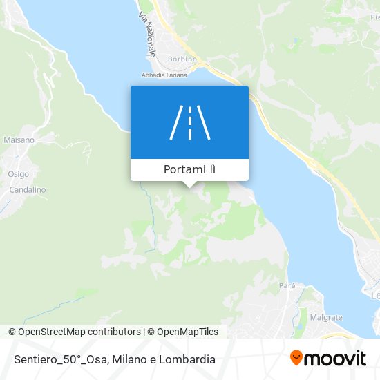 Mappa Sentiero_50°_Osa