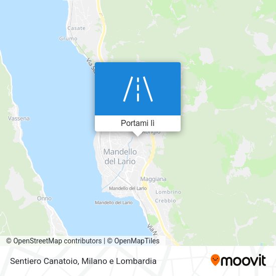 Mappa Sentiero Canatoio