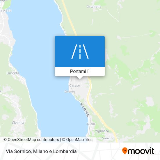 Mappa Via Sornico