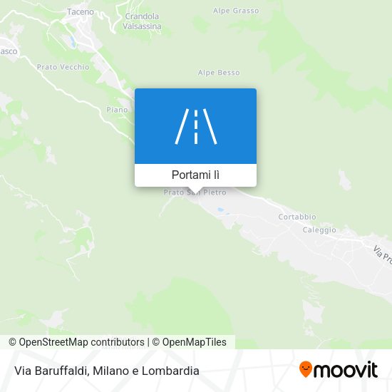 Mappa Via Baruffaldi