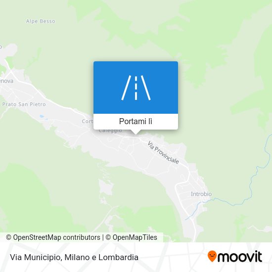 Mappa Via Municipio