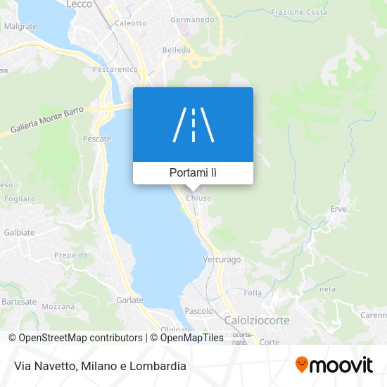 Mappa Via Navetto