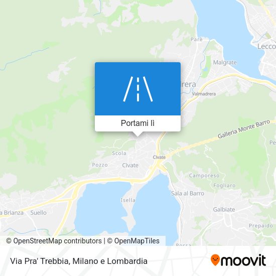 Mappa Via Pra' Trebbia