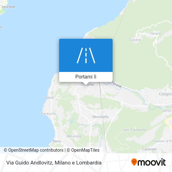 Mappa Via Guido Andlovitz