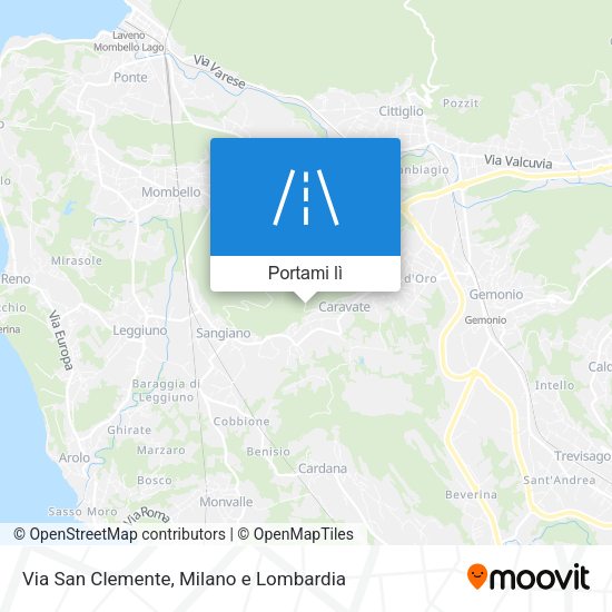 Mappa Via San Clemente