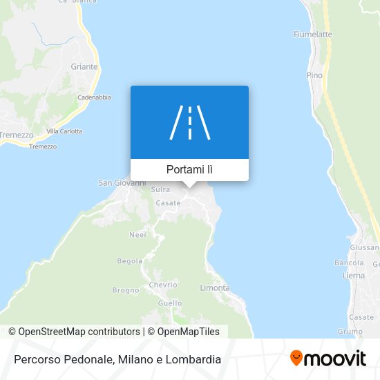 Mappa Percorso Pedonale