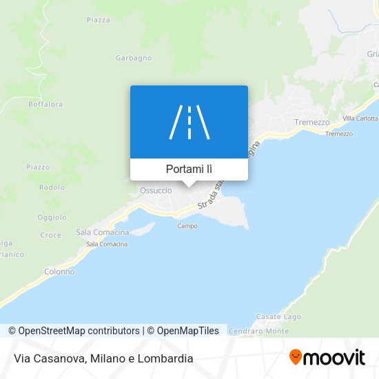 Mappa Via Casanova