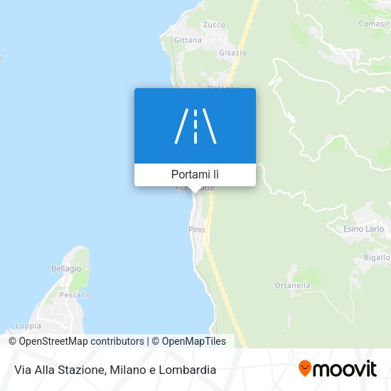 Mappa Via Alla Stazione