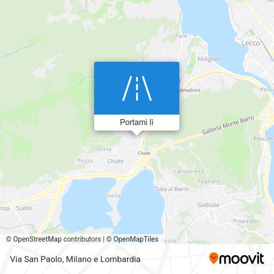 Mappa Via San Paolo
