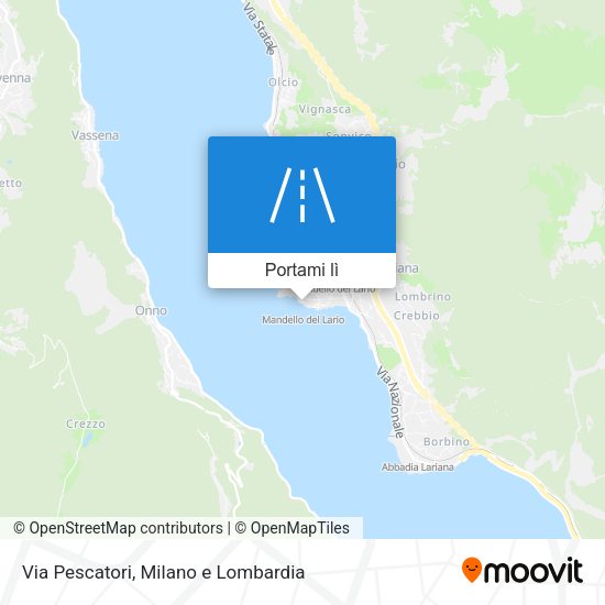 Mappa Via Pescatori