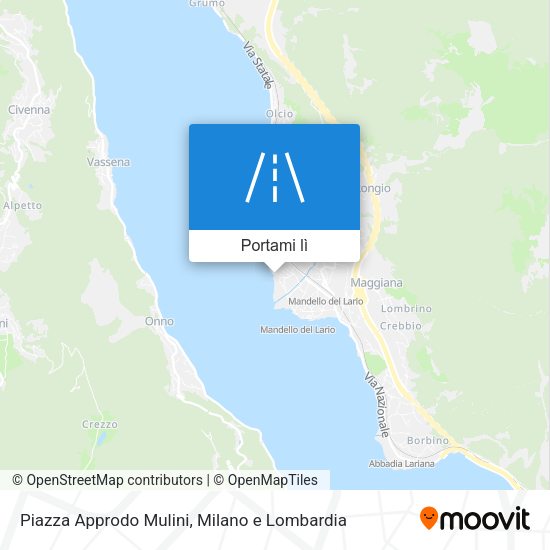Mappa Piazza Approdo Mulini