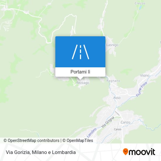 Mappa Via Gorizia