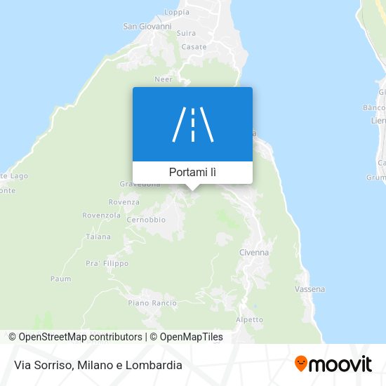 Mappa Via Sorriso