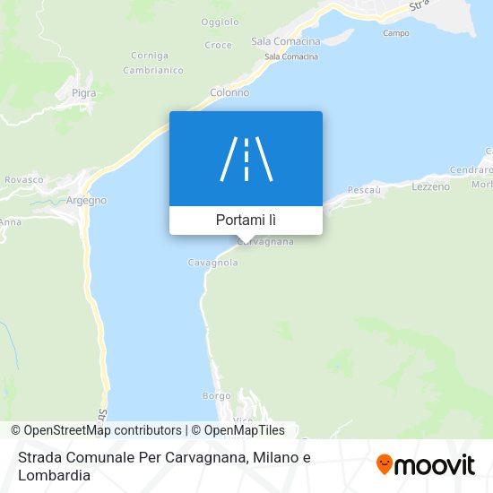 Mappa Strada Comunale Per Carvagnana