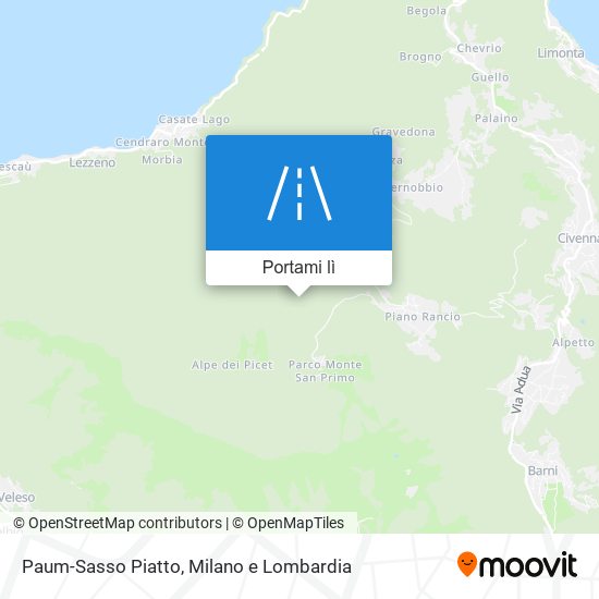 Mappa Paum-Sasso Piatto
