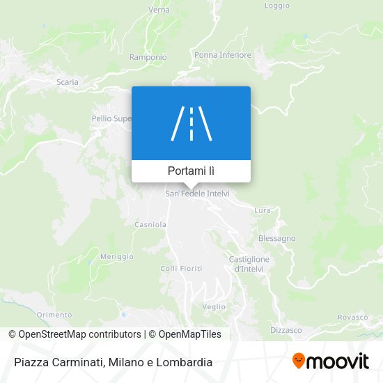 Mappa Piazza Carminati