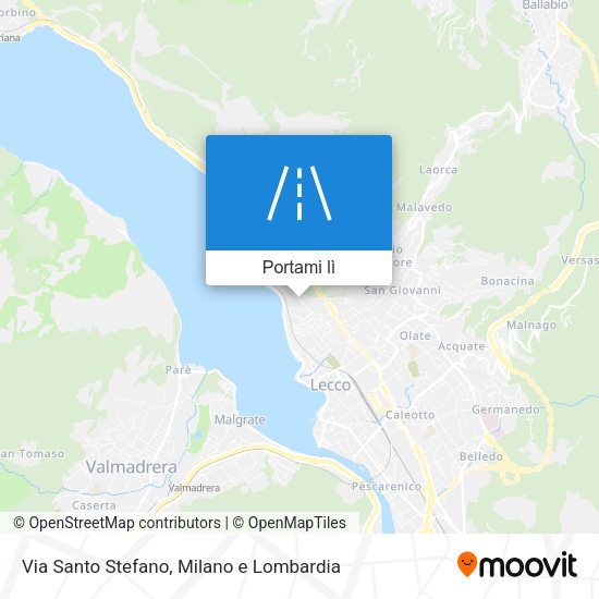 Mappa Via Santo Stefano