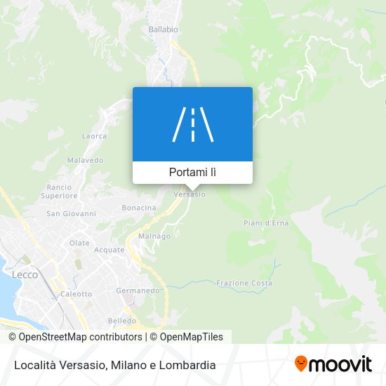 Mappa Località Versasio