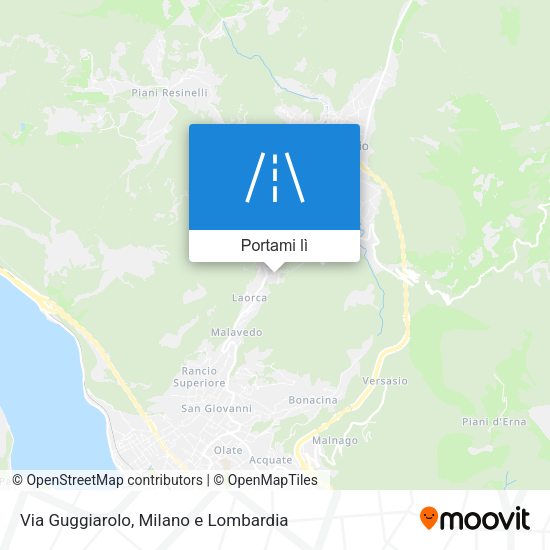Mappa Via Guggiarolo