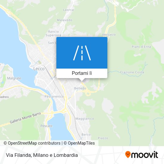 Mappa Via Filanda