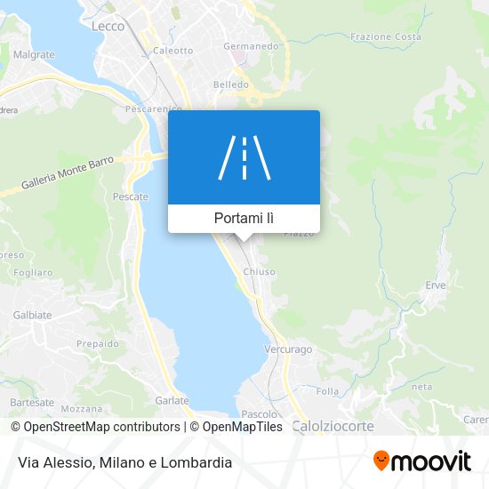 Mappa Via Alessio