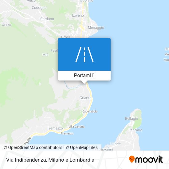 Mappa Via Indipendenza