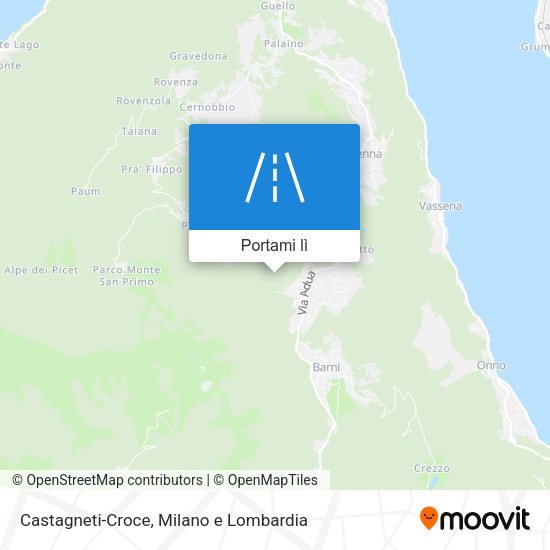 Mappa Castagneti-Croce