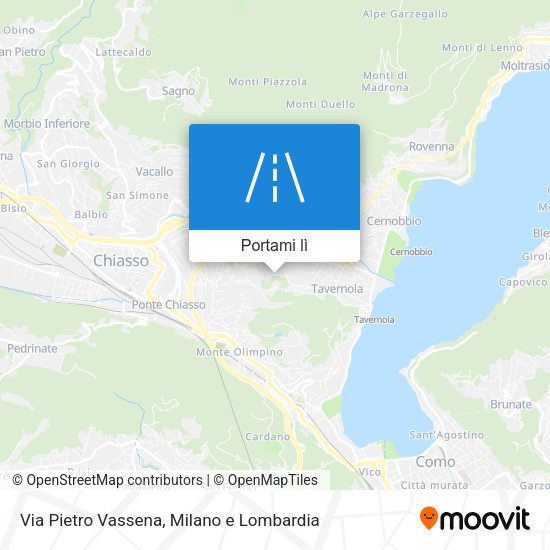 Mappa Via Pietro Vassena