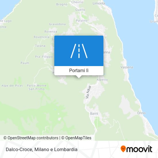Mappa Dalco-Croce