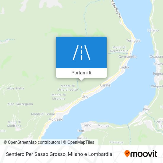 Mappa Sentiero Per Sasso Grosso