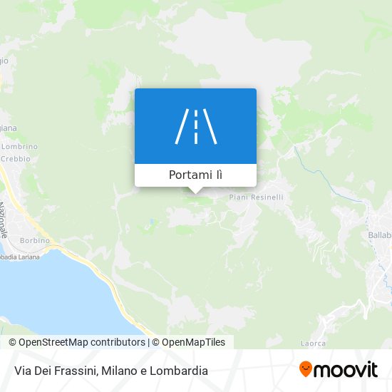 Mappa Via Dei Frassini