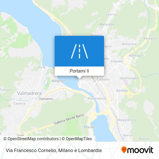 Mappa Via Francesco Cornelio