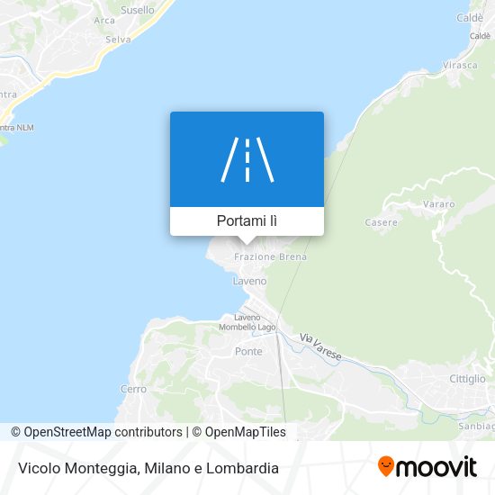 Mappa Vicolo Monteggia