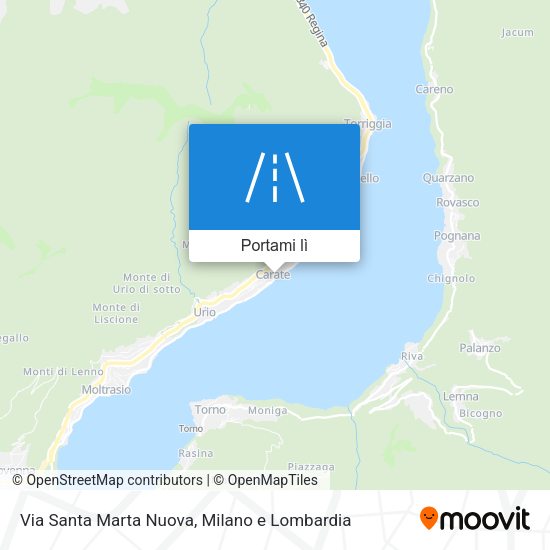 Mappa Via Santa Marta Nuova