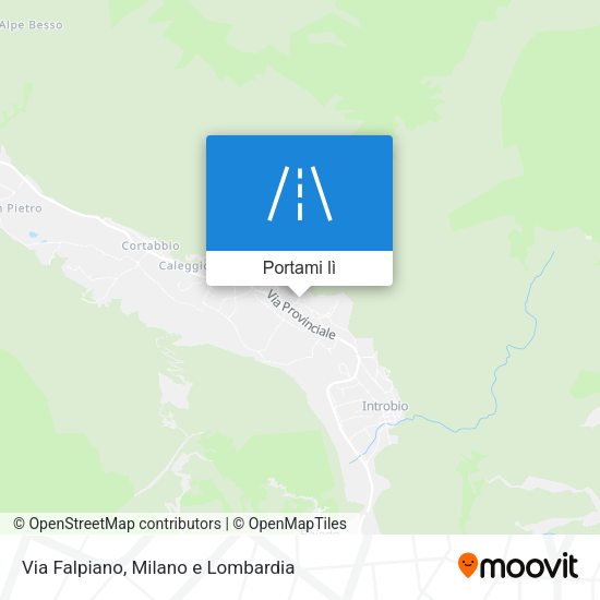Mappa Via Falpiano