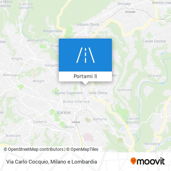 Mappa Via Carlo Cocquio