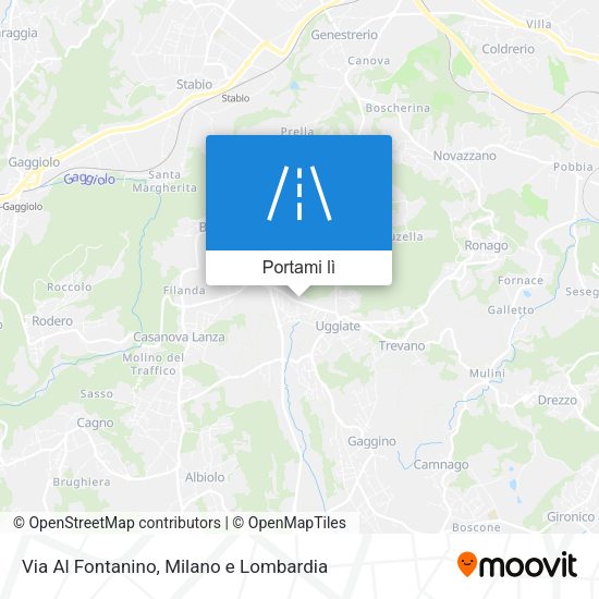 Mappa Via Al Fontanino