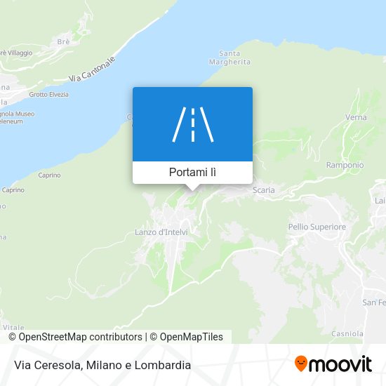 Mappa Via Ceresola