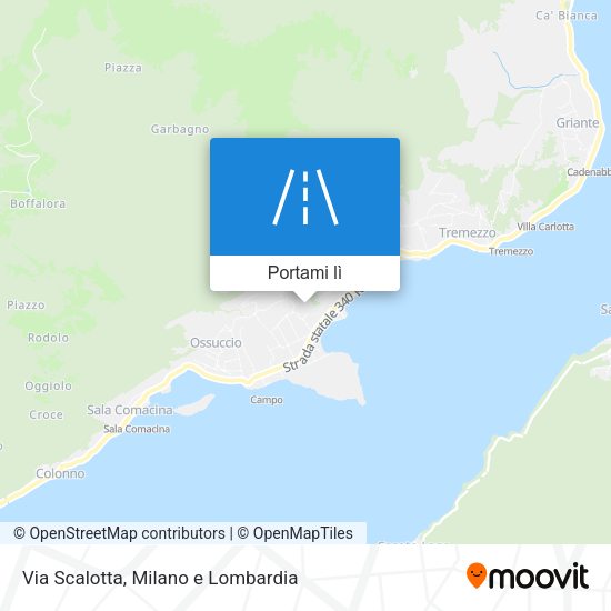 Mappa Via Scalotta