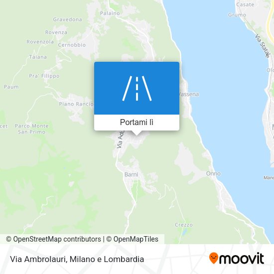 Mappa Via Ambrolauri