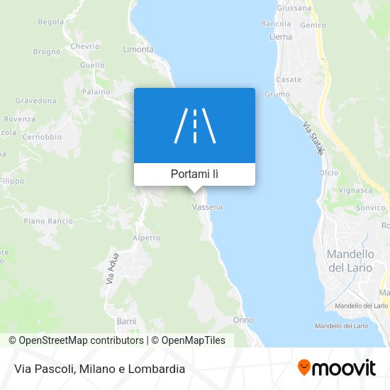Mappa Via Pascoli