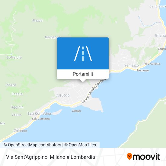 Mappa Via Sant'Agrippino