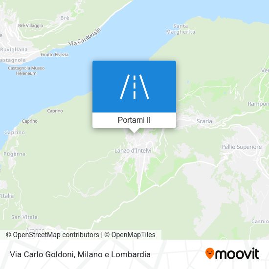 Mappa Via Carlo Goldoni