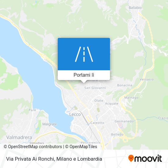 Mappa Via Privata Ai Ronchi