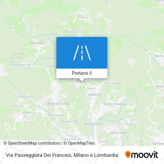 Mappa Via Passeggiata Dei Francesi