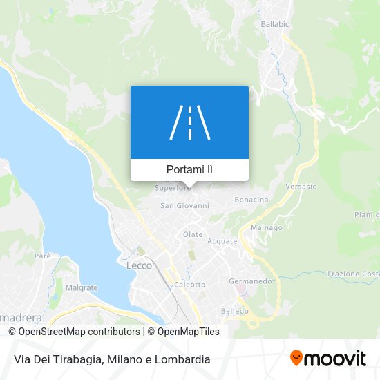 Mappa Via Dei Tirabagia