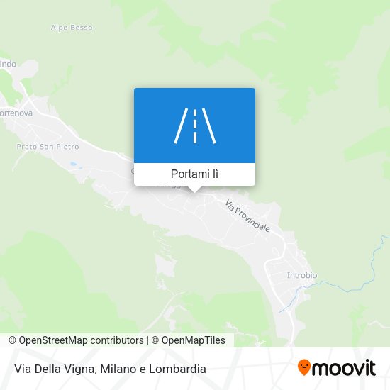 Mappa Via Della Vigna