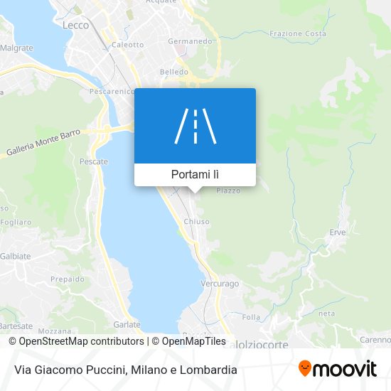Mappa Via Giacomo Puccini