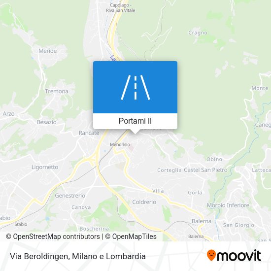 Mappa Via Beroldingen