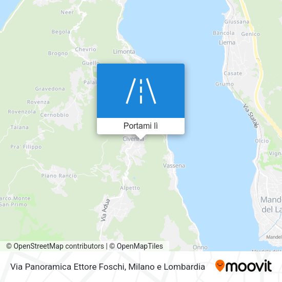 Mappa Via Panoramica Ettore Foschi